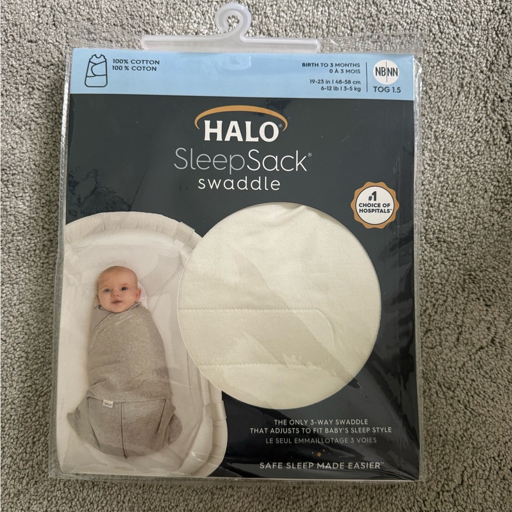Halo SleepSack Swaddle - Cream